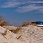 einsames Strandzelt