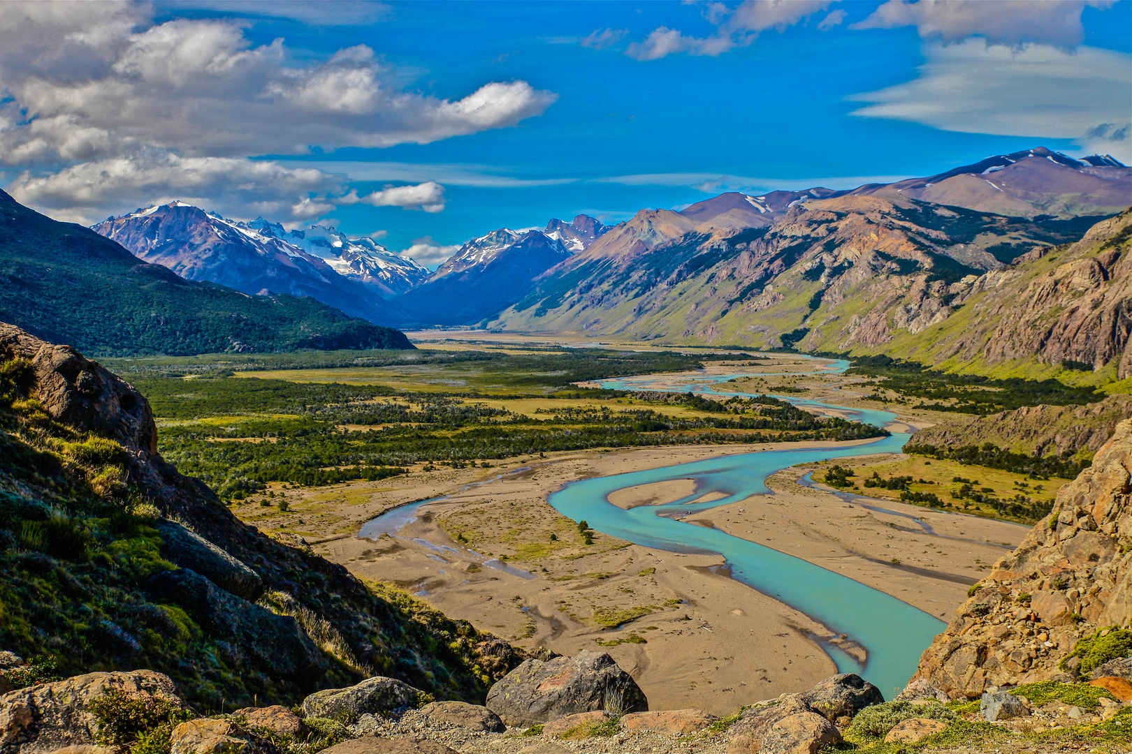 Einsames Tal in Patagonien