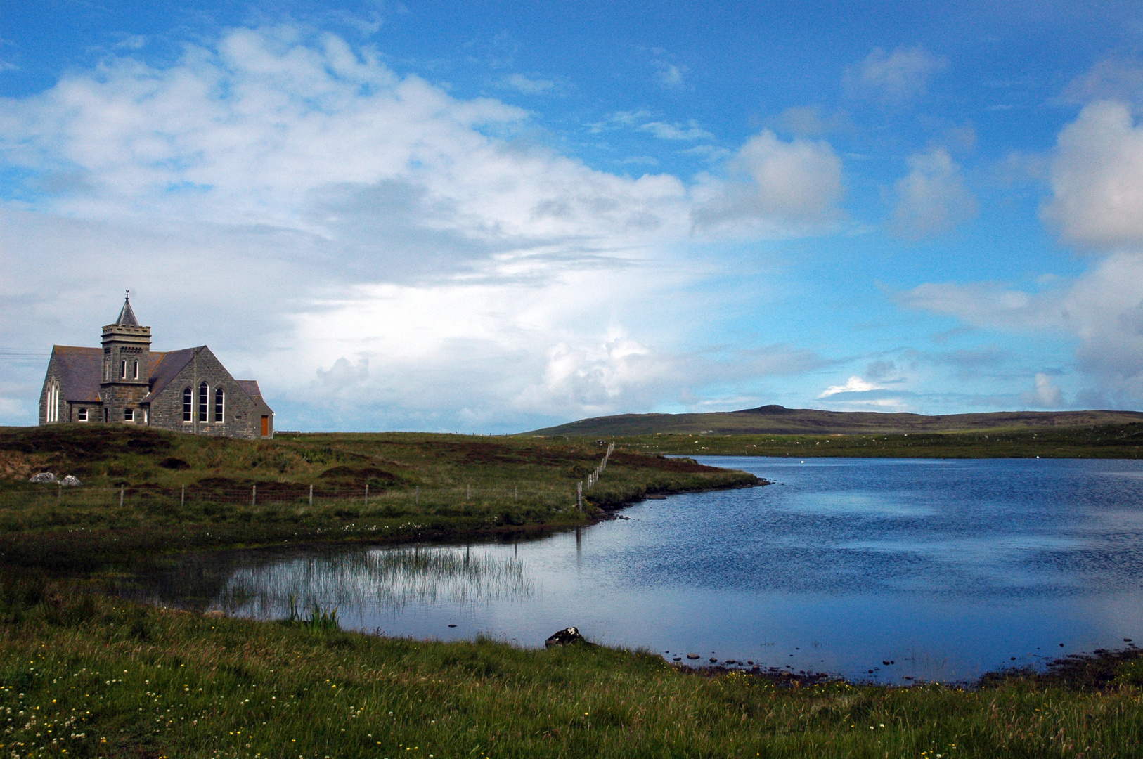 Einsamkeit auf den äußeren Hebriden, Schottland