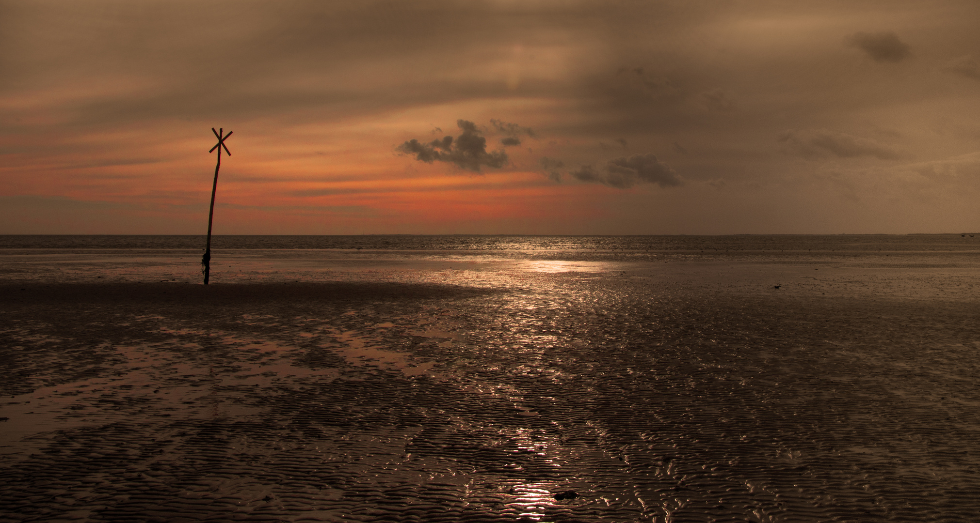 Einsamkeit im Wattenmeer