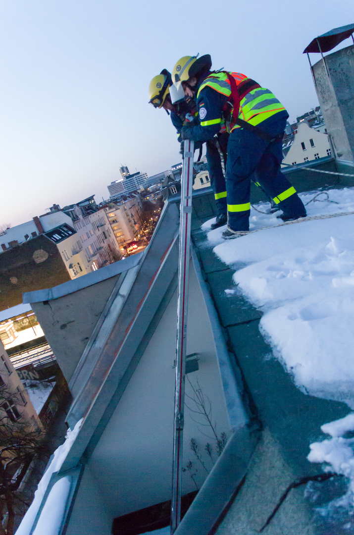 Einsatz auf Dach