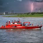 Einsatz auf dem Rhein ....