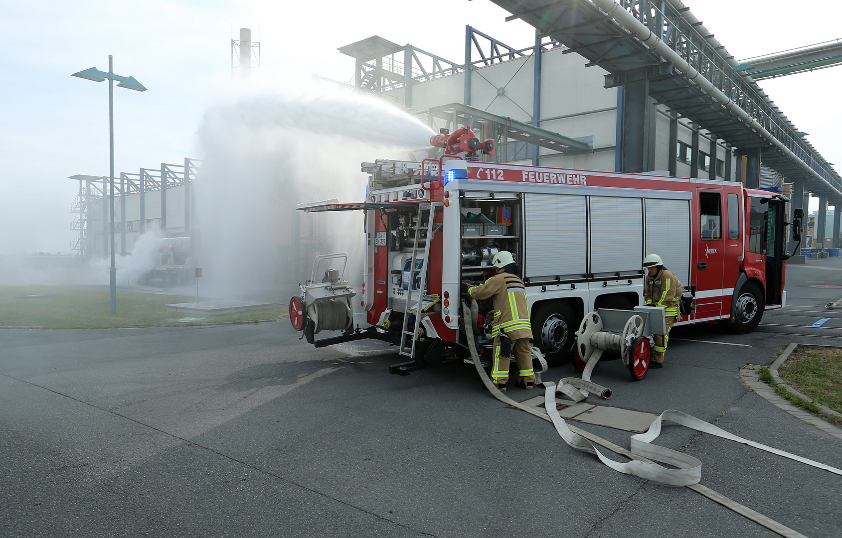 Einsatz bei Austritt von Gefahrgut