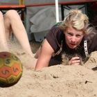 Einsatz beim Beachhandball