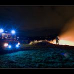 Einsatz beim Martinsfeuer........