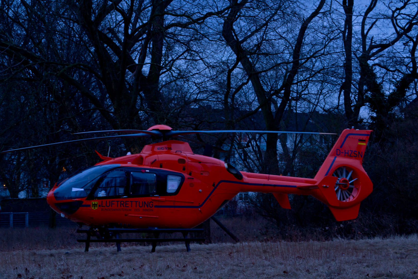 Einsatz der Luftrettung; Christoph 9