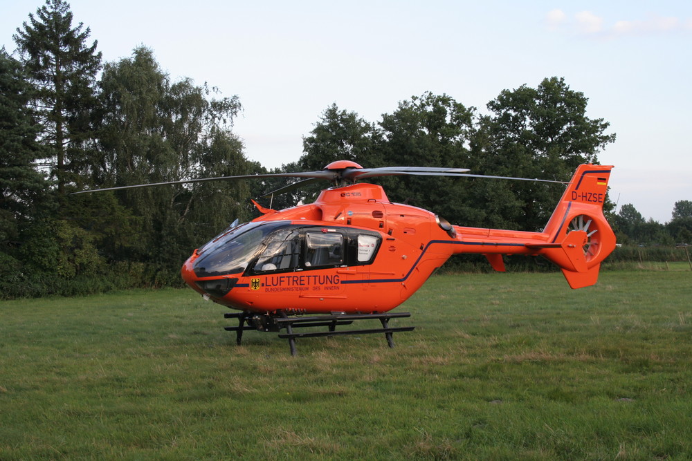 Einsatz in Kaltenweide D-HZSE / EC 135