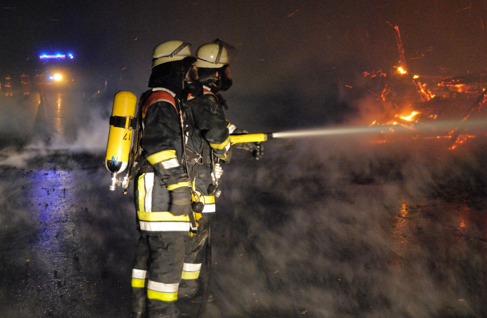 Einsatz Scheunenbrand 12.07.2012