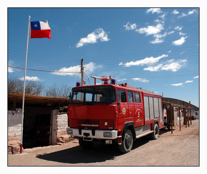 Einsatzfahrzeug in Chile