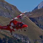 EInsatzflug der Rega im Jungfraugebiet mit einer Augusta Westland Da Vinci