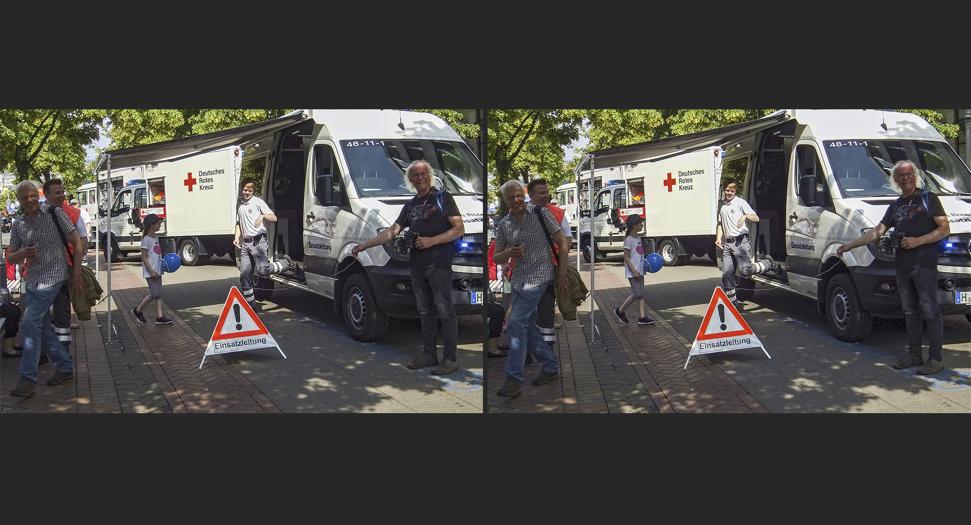 Einsatzleitung beim Stereotreffen (3D)