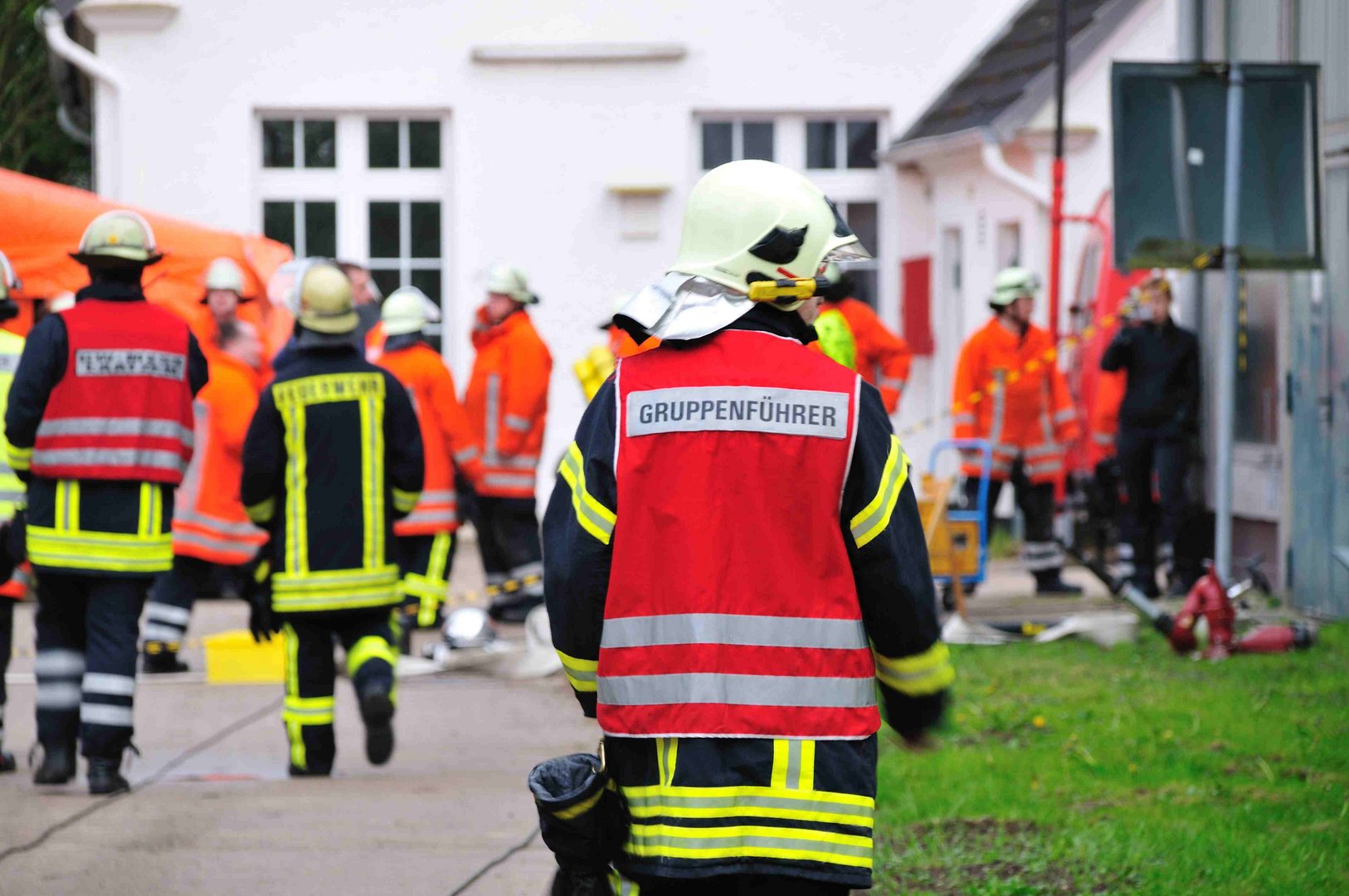 Einsatzübung Gefahrguteinsatz