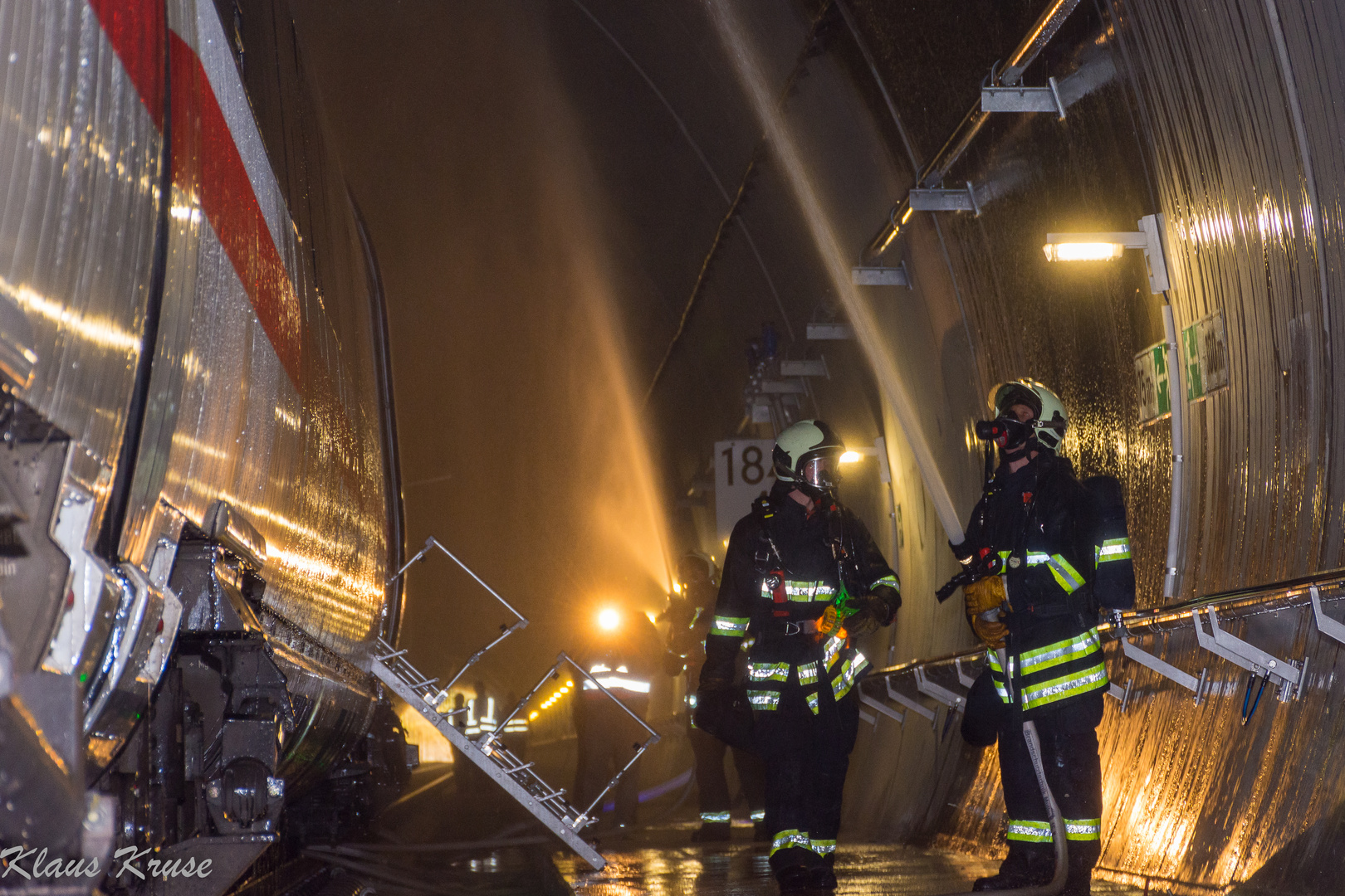 Einsatzübung Tunnel