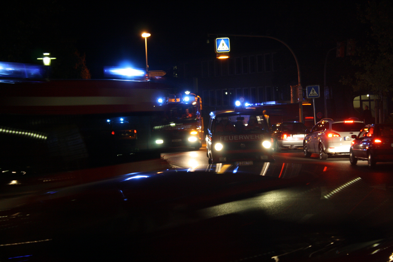 Einsatzübung zur abendlichen Rushhour