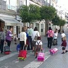 Einschulung in Conil, Spanien