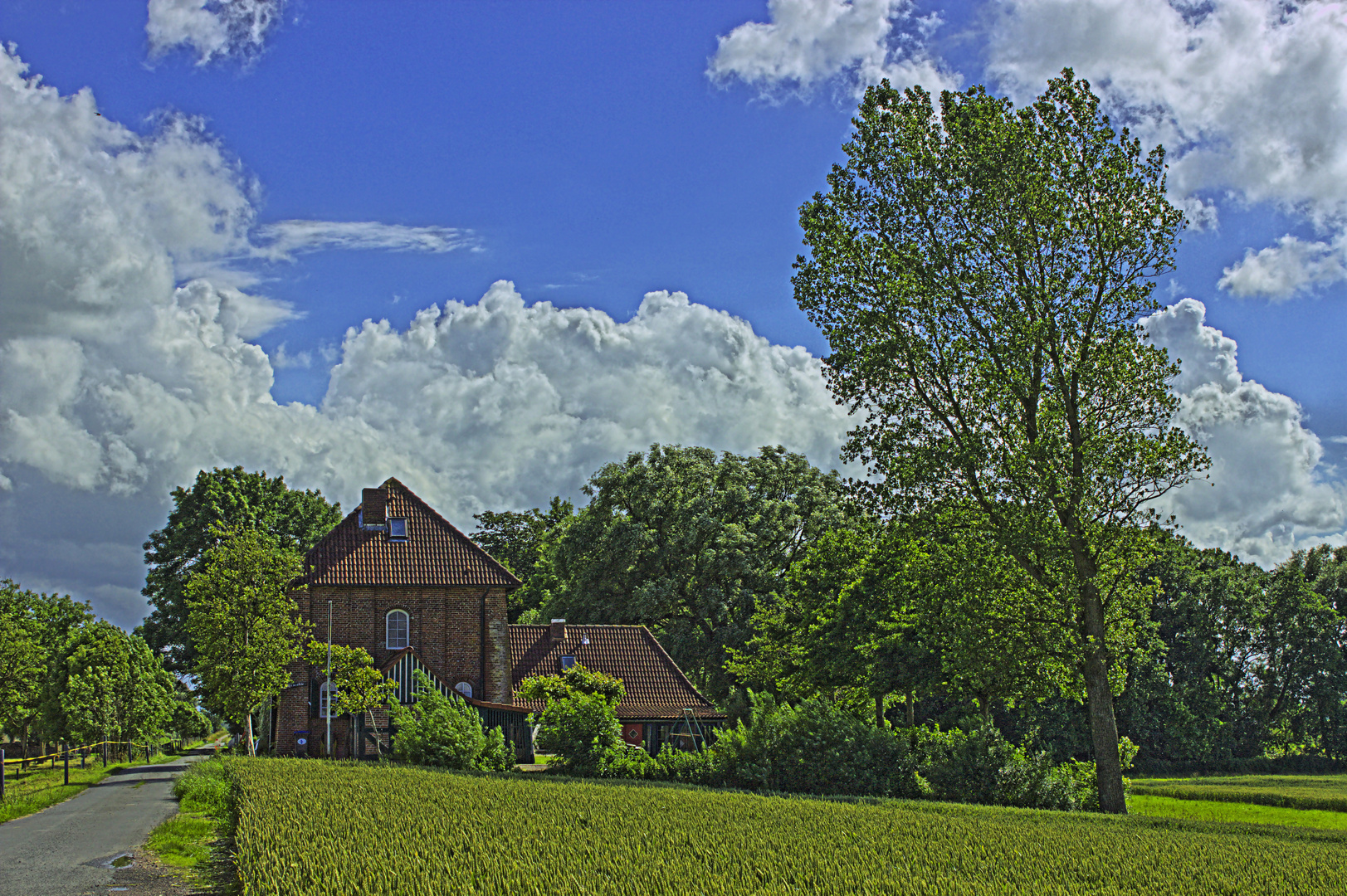 Einst eine Mühle, jetzt Wohnhaus.