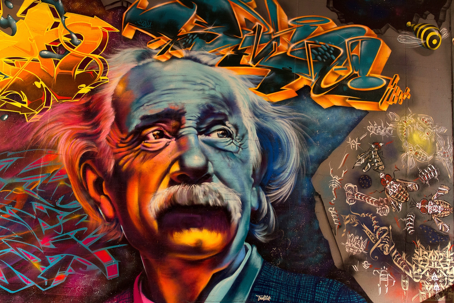 Einstein beim meeting of Styles Mainz Kstel