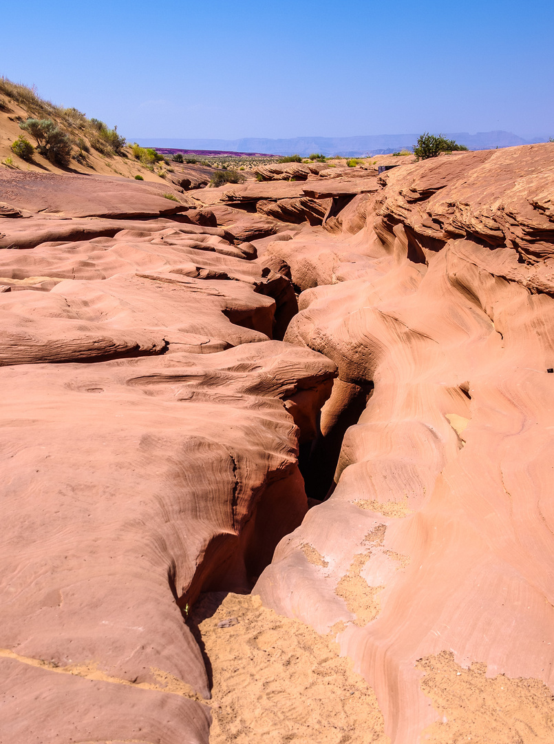  Einstieg in den Lower Antelope Canyon