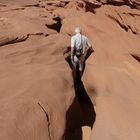 Einstieg in den Lower Antelope Canyon