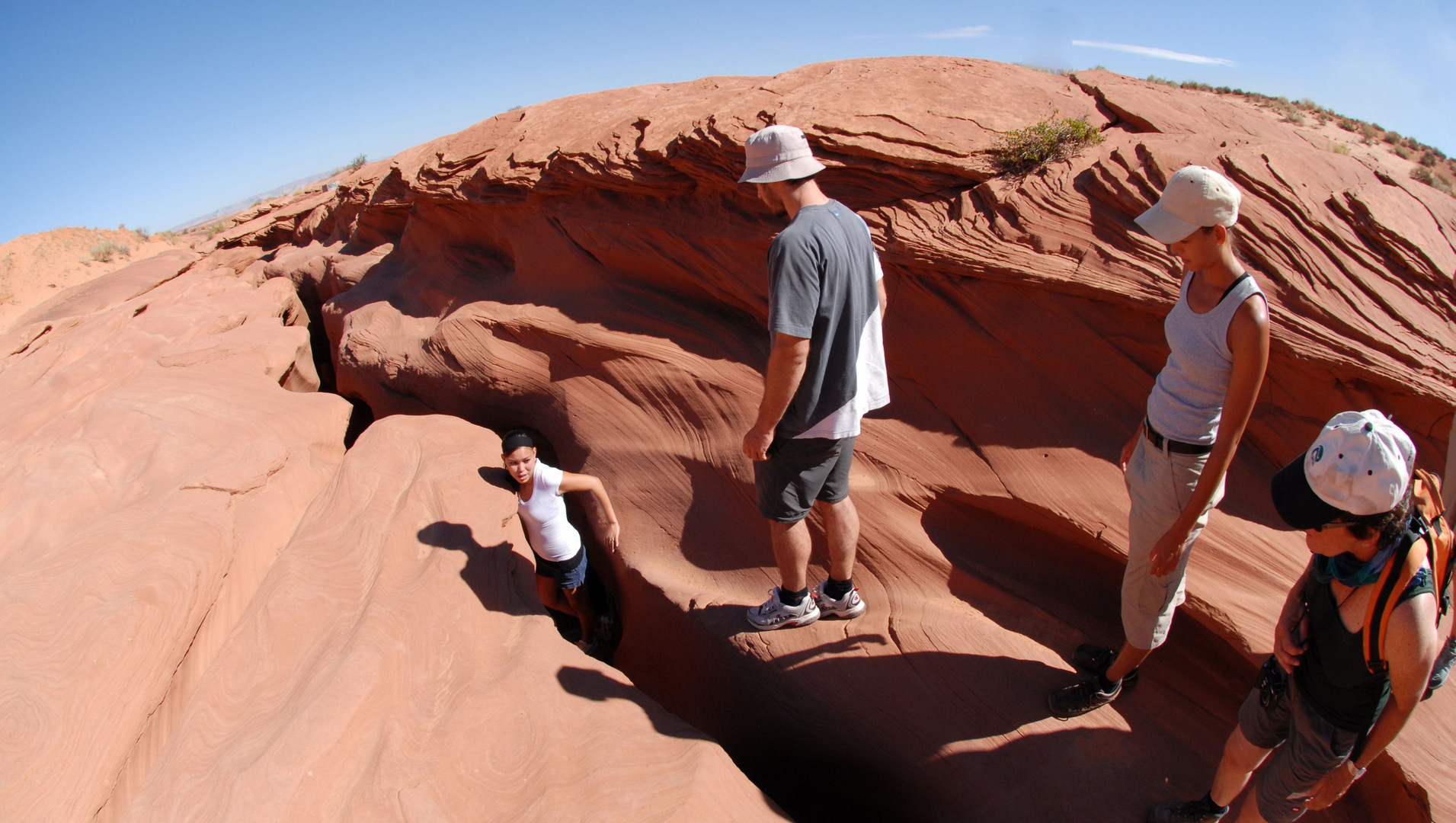 Einstieg Lower Antelope Canyon