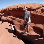 Einstieg Lower Antelope Canyon