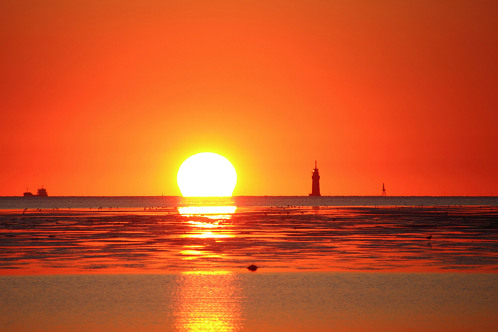 Eintauchen Foto & Bild  sonnenuntergänge, himmel & universum 