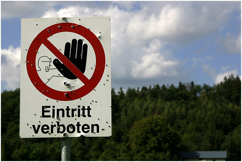 Eintritt Verboten