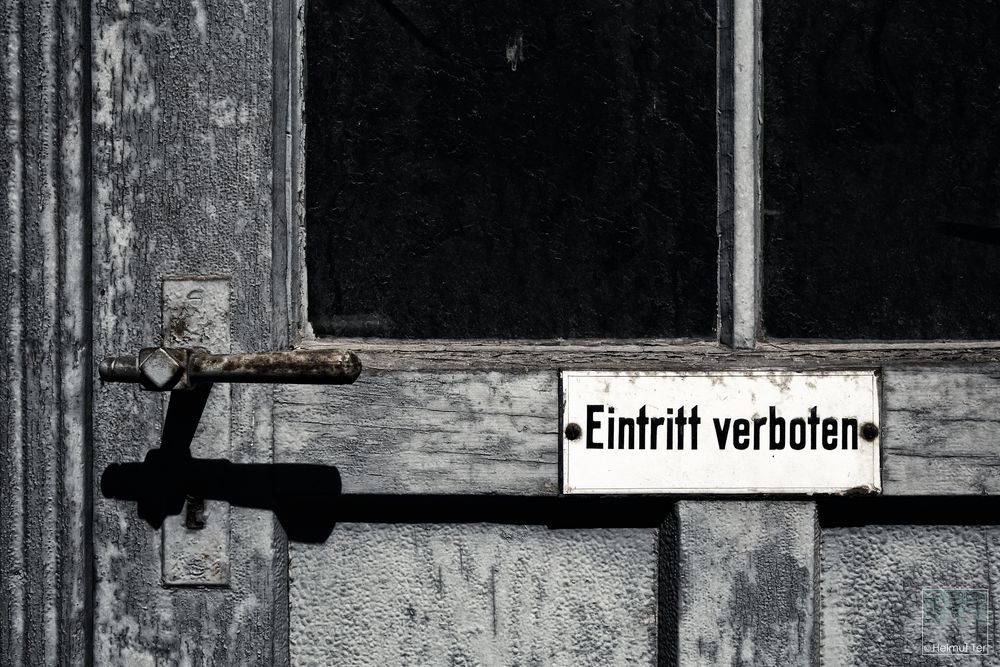 Eintritt verboten