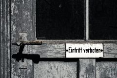 Eintritt verboten