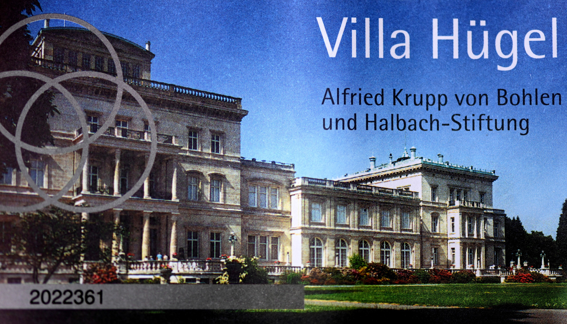 Eintrittskarte: Villa Hügel 
