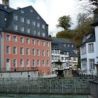 Einzeln Häuser zeigen den Reichtum mancher Familien in Monschau