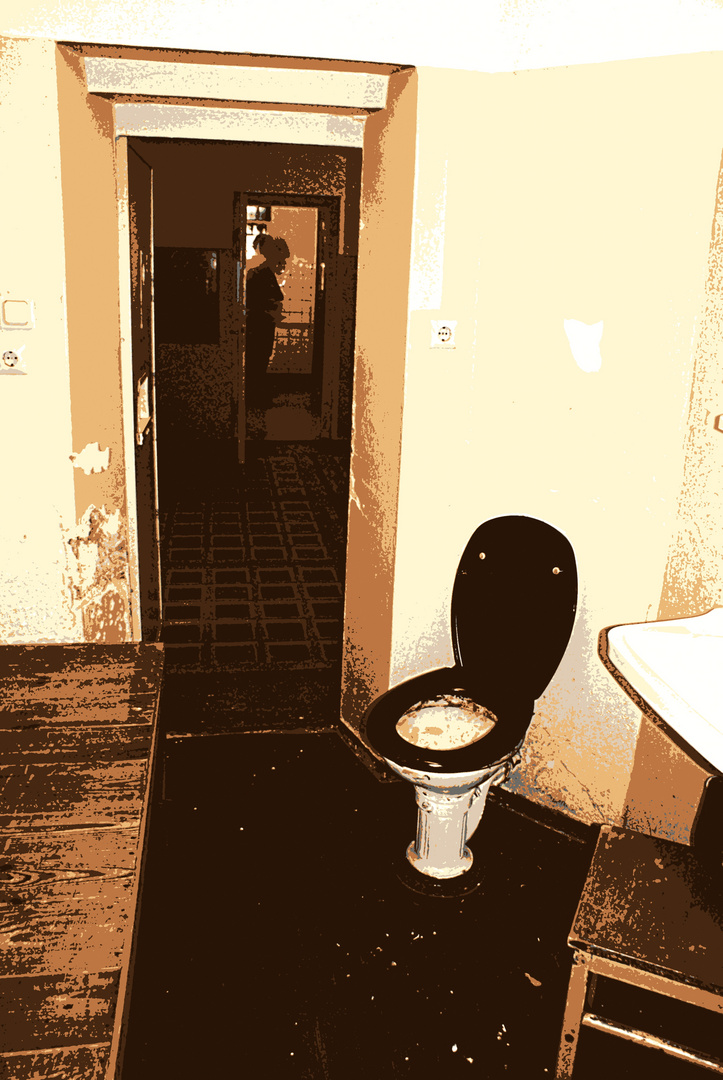 Einzelzelle mit Toilette [ehemalige U-Haft der Stasi in Rostock]