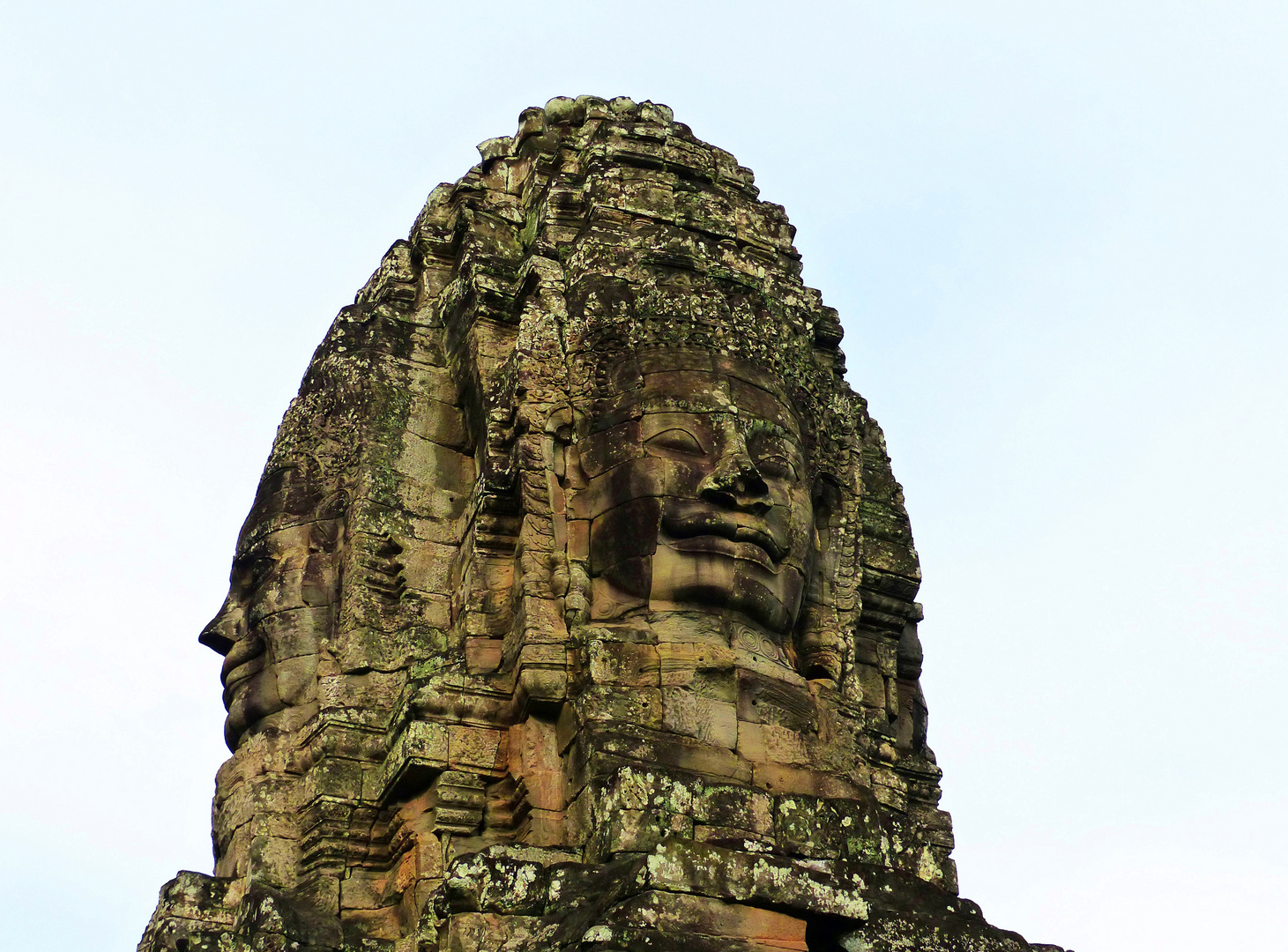 einzigartig: Gesichterturm, Bayon, Angkor Thom, Kambodscha 2016