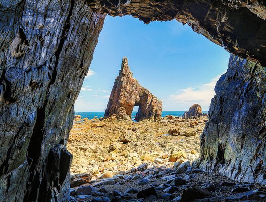 Einzigartige Felsformationen #6 - bei Ebbe