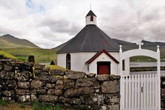 Einzige achteckige Kirche auf den Färöer