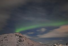 Einziges Nordlicht Donnerstag Nacht