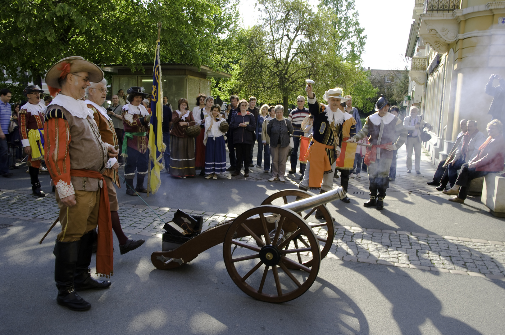 Einzug der Schweden in Pirna