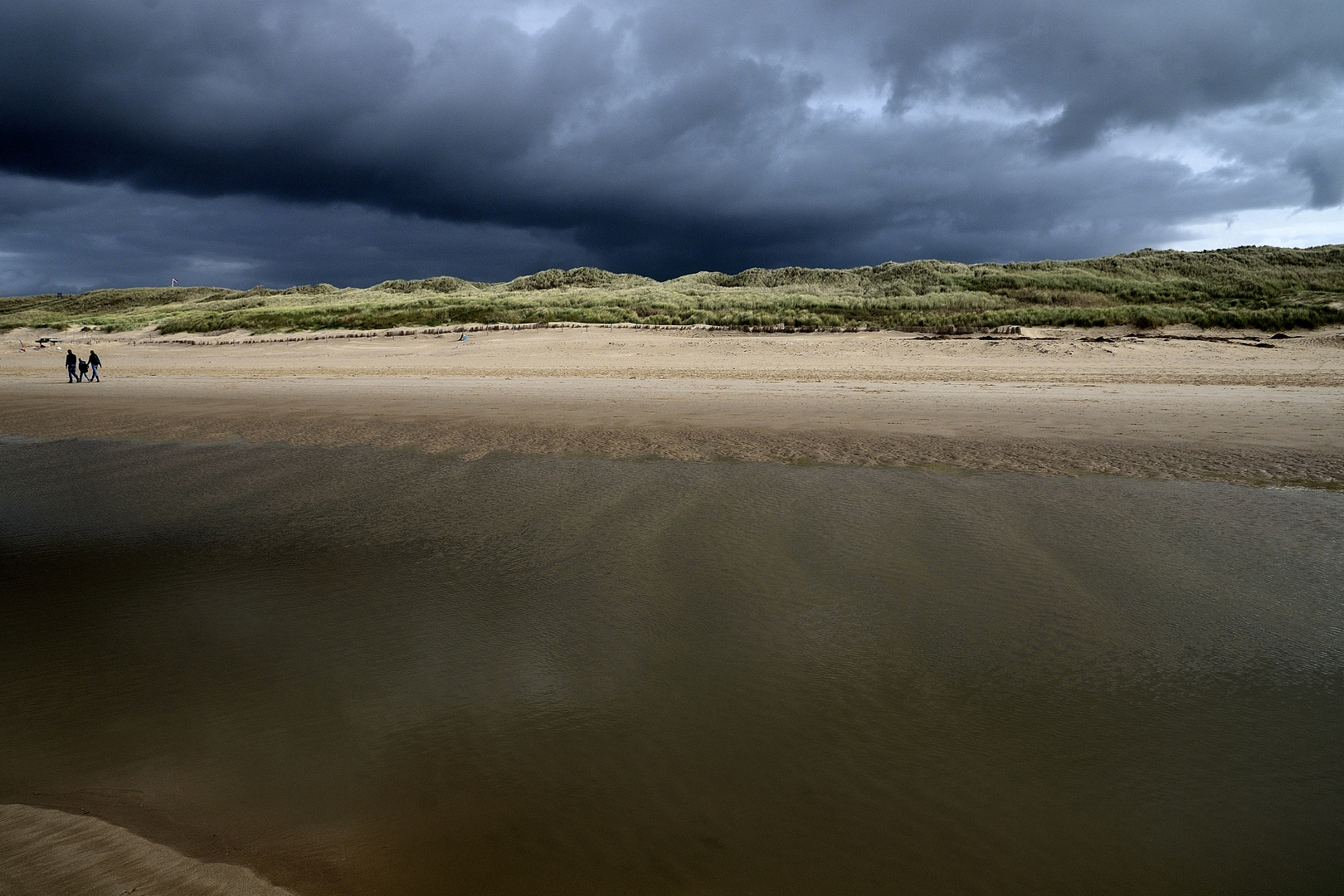 Einzug Kaltfront Egmond aan Zee (NL)