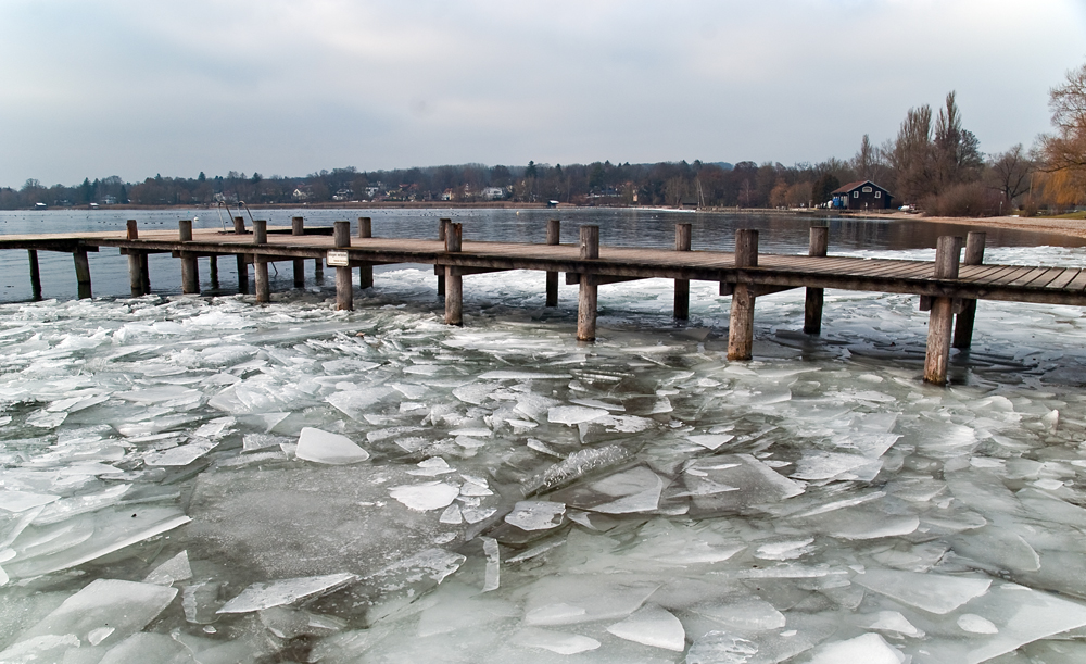 Eis am Ammersee