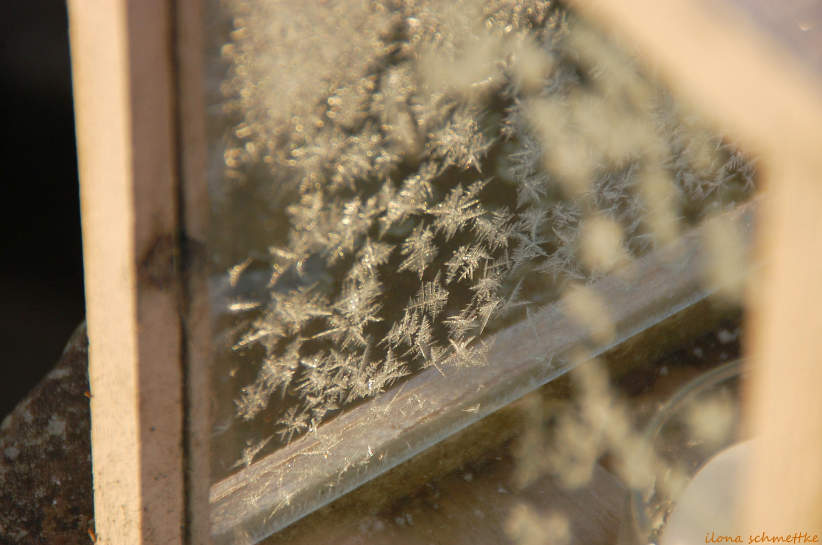 Eis am Fenster