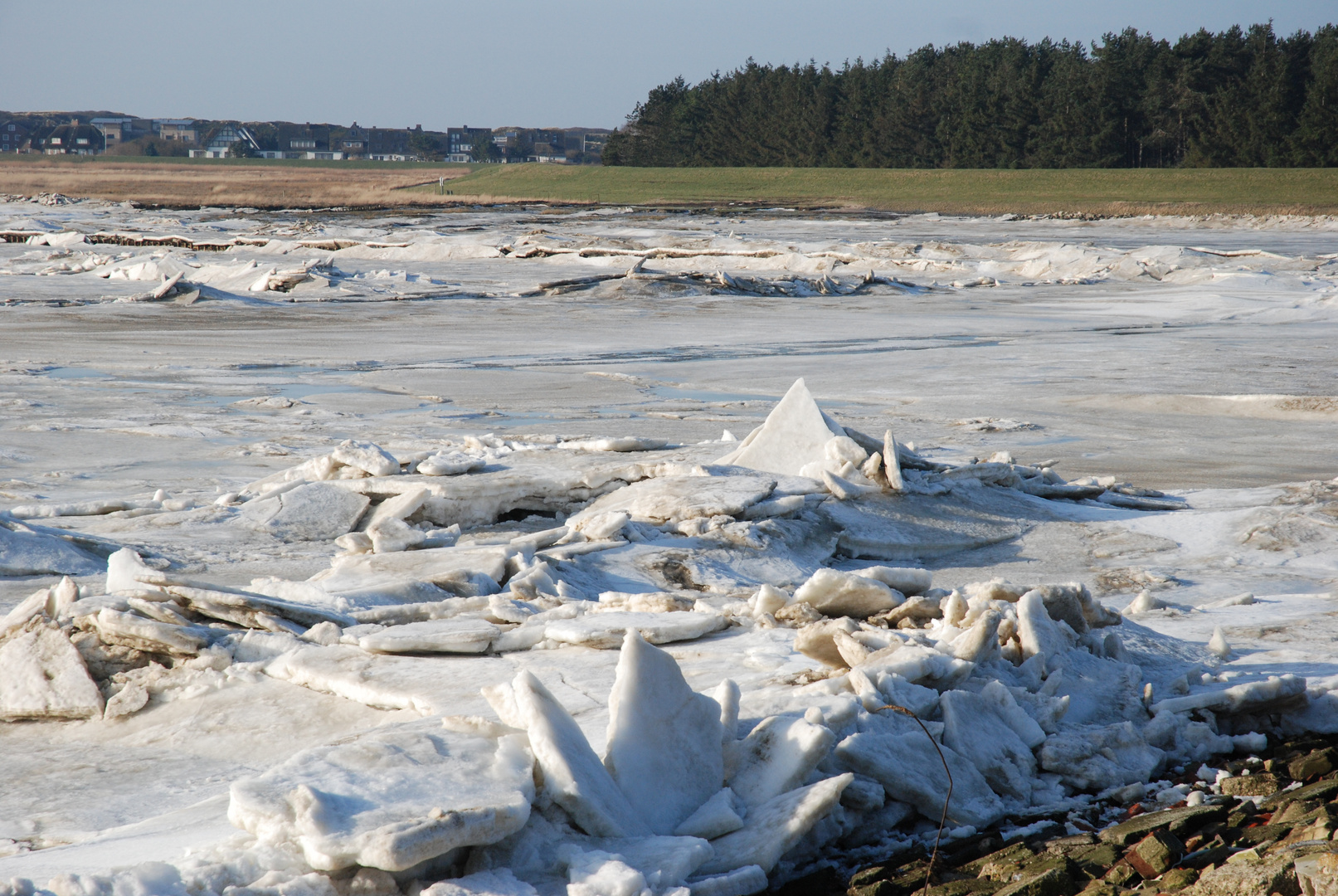 Eis am Rantumer Becken ...