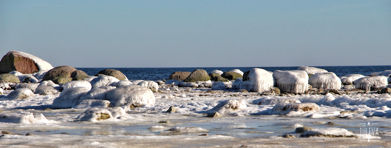 Eis am Strand