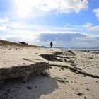 Eis am Strand von Hiddensee