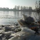 Eis an der Elbe