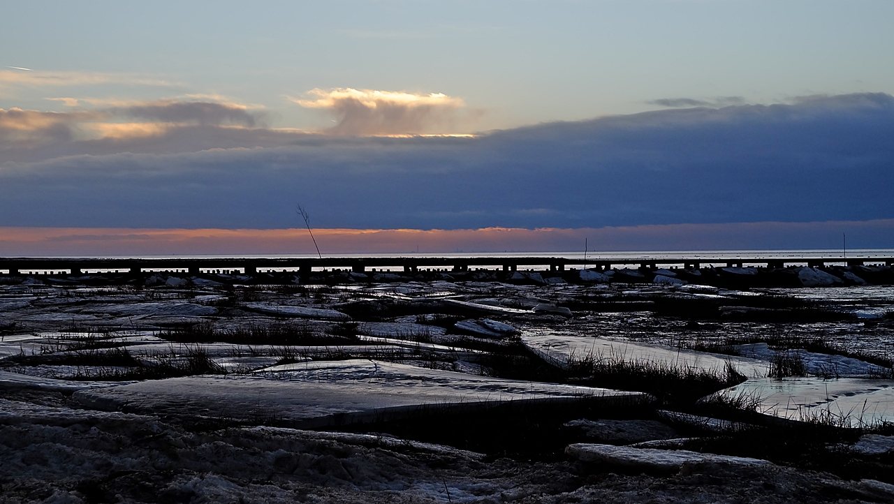 Eis an der Nordsee