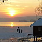 Eis auf dem Ammersee