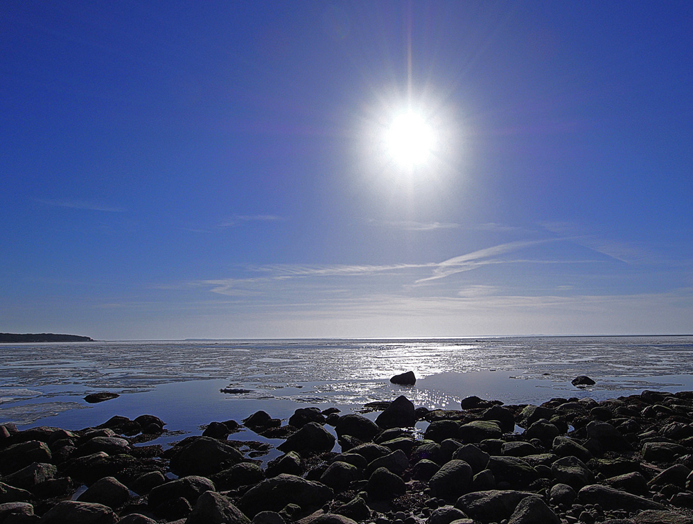 Eis auf dem Greifswalder Bodden