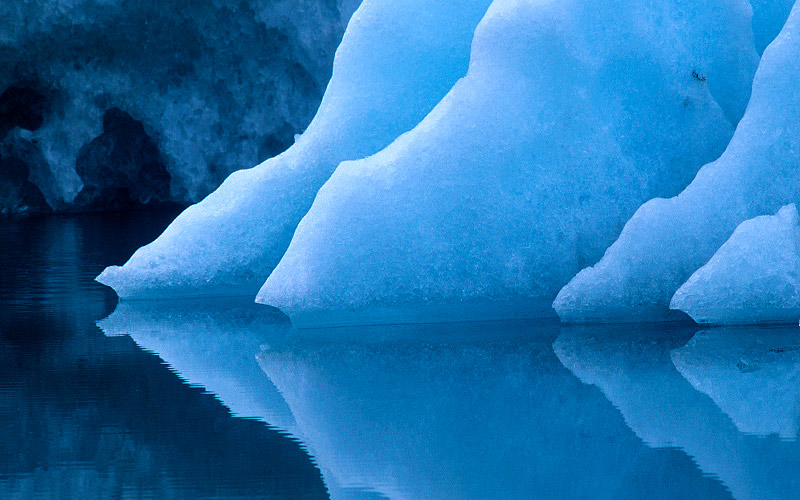 Eis auf dem Jökulsárlón - Island