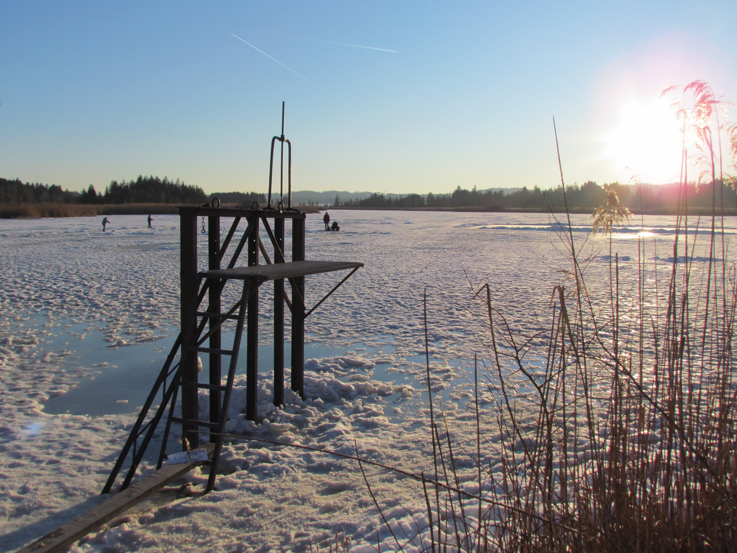 Eis auf dem Maisinger See