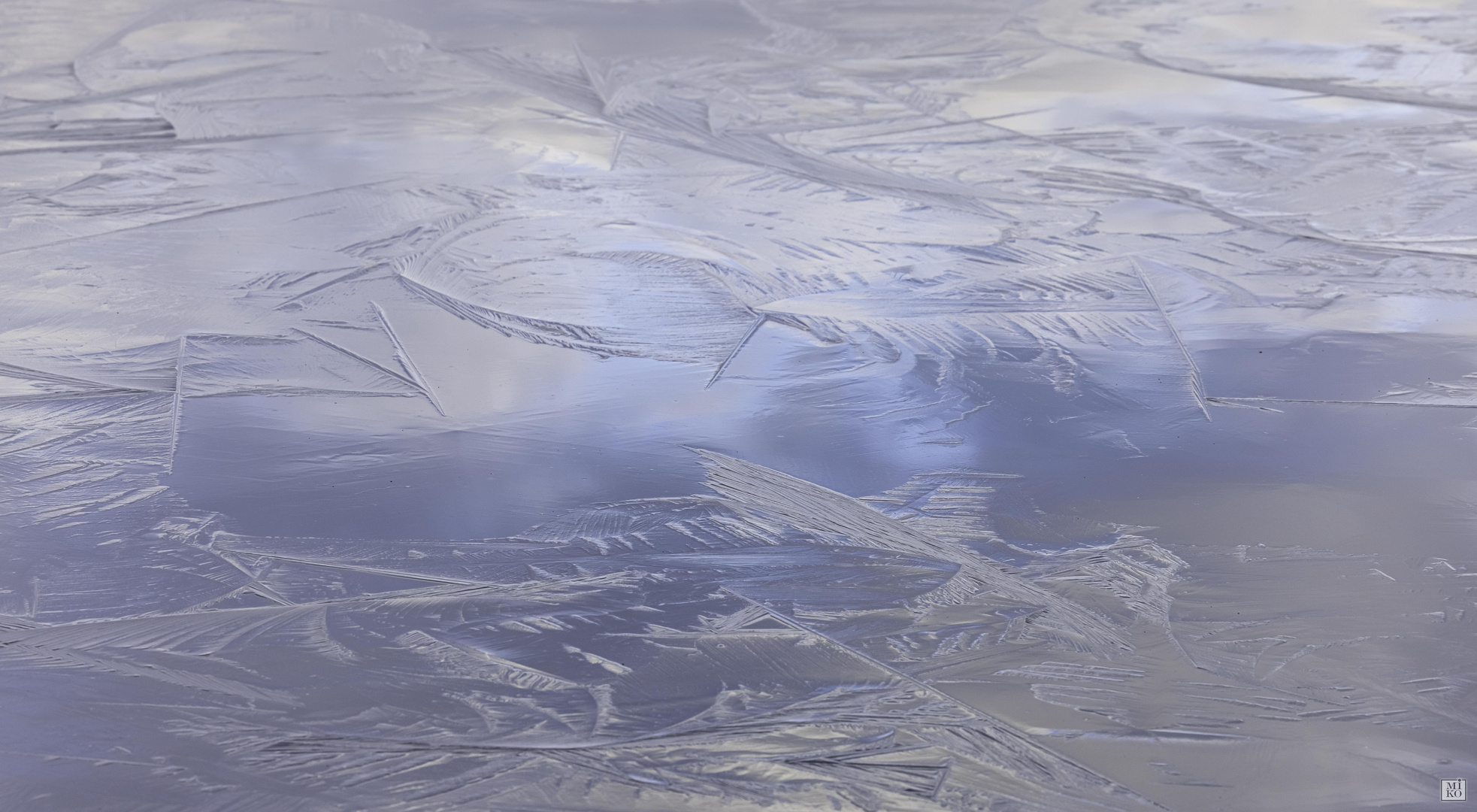 Eis auf dem Moorsee